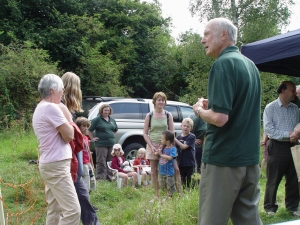 Pond opening