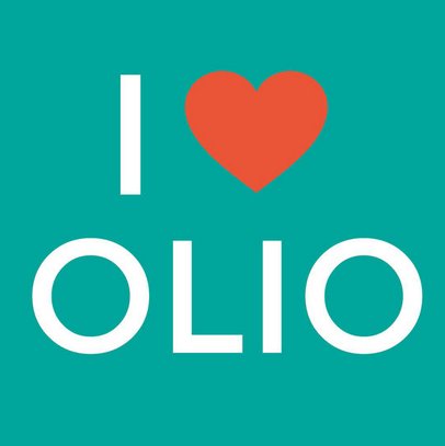 I Love OLIO Logo